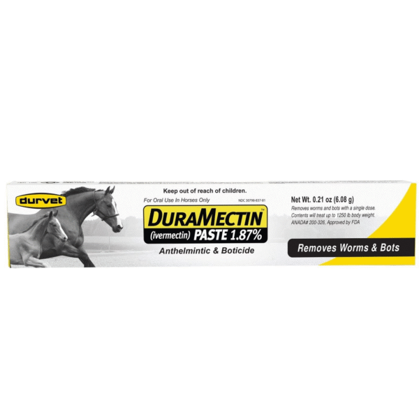 Duramectin Ivermectin Paste 1.87% for Horses, 0.21 oz